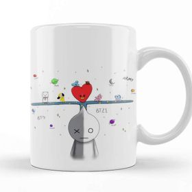 Baskı Dükkanı Bt21 Army Bts Porselen Kupa