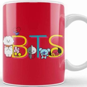 Baskı Dükkanı Bt21 Army Bts Porselen Kupa