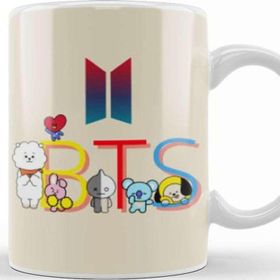 Baskı Dükkanı Bt21 Army Bts Porselen Kupa