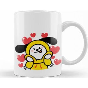 Baskı Dükkanı BT21 Chimmy Bts 01 Sihirli Porselen Kupa