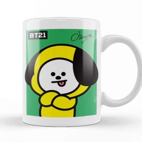 Baskı Dükkanı BT21 Chimmy Bts 01 Sihirli Porselen Kupa