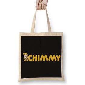 Baskı Dükkanı BT21 Chimmy Bts Bez Uzun Saplı Krem Rengi Çanta