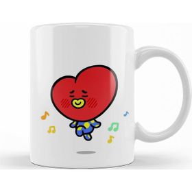 Baskı Dükkanı Bt21 Jimin Bts Porselen Kupa