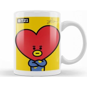 Baskı Dükkanı Bt21 Jimin Bts Porselen Kupa