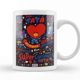 Baskı Dükkanı Bt21 Jimin Bts Porselen Kupa