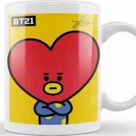 Baskı Dükkanı Bt21 Jimin Bts Porselen Kupa