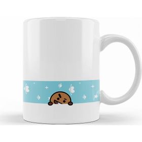 Baskı Dükkanı BT21 Shooky Banner Bts Sihirli Porselen Kupa