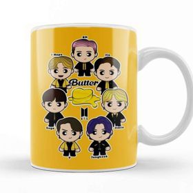 Baskı Dükkanı Bts All Member Butter Version In Minime Style Kupa