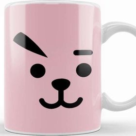 Baskı Dükkanı Bts Army Kpop Gift Bts BT21 Cooky Eyes Bangtan Kupa