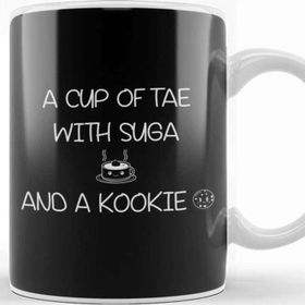 Baskı Dükkanı Bts Bangtan Boys Kpop A Cup of Tae With Suga and A Kookie Kupa Bardak