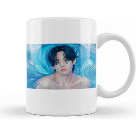 Baskı Dükkanı Bts Blue Gray Kupa Bardak