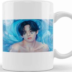 Baskı Dükkanı Bts Blue Gray Kupa Bardak