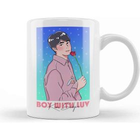 Baskı Dükkanı BTS Boy With Luv Porselen Kupa