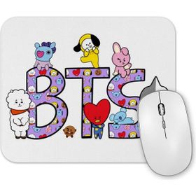 Baskı Dükkanı Bts BT21 Karakterleri 01 Mouse Pad