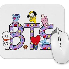 Baskı Dükkanı Bts BT21 Karakterleri 01 Mouse Pad