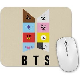 Baskı Dükkanı Bts BT21 Karakterleri Mouse Pad