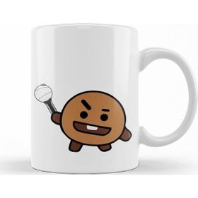 Baskı Dükkanı Bts BT21 Shooky Sihirli Porselen Kupa