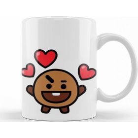 Baskı Dükkanı Bts BT21 Shooky Sihirli Porselen Kupa