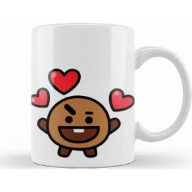 Baskı Dükkanı Bts BT21 Shooky Sihirli Porselen Kupa