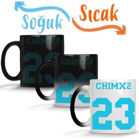 Baskı Dükkanı Bts Chimx2 Sihirli Porselen Kupa