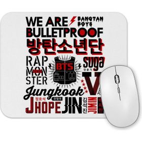 Baskı Dükkanı Bts Collage Mouse Pad