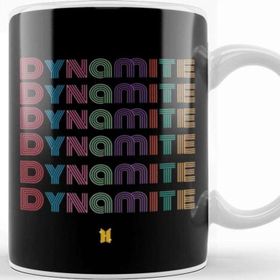 Baskı Dükkanı Bts Dynamite Repeated Text Dynamite Kupa