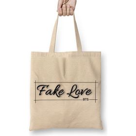 Baskı Dükkanı Bts Fake Love Bez Çanta
