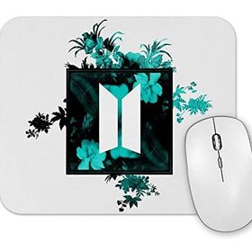 Baskı Dükkanı Bts Flower Fantasy Square Mouse Pad