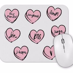 Baskı Dükkanı Bts Hearts Mouse Pad