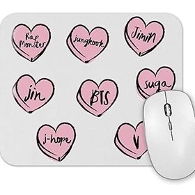 Baskı Dükkanı Bts Hearts Mouse Pad