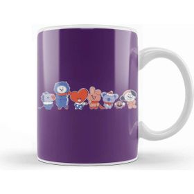 Baskı Dükkanı Bts Holiday Friends Kupa