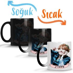 Baskı Dükkanı Bts Jhope 001 Sihirli Porselen Kupa