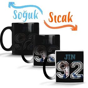 Baskı Dükkanı Bts Jin 009 Sihirli Porselen Kupa