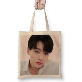 Baskı Dükkanı Bts Jungkook Bez Çanta