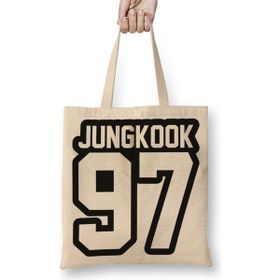 Baskı Dükkanı Bts Jungkook Bez Çanta