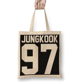 Baskı Dükkanı Bts Jungkook Bez Çanta