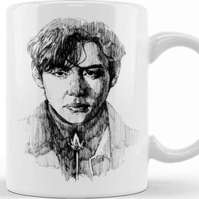 Baskı Dükkanı Bts Kim Taehyung Porselen Kupa