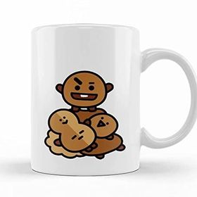 Baskı Dükkanı Bts Love Yourself BT21 Shooky Bts Porselen Kupa