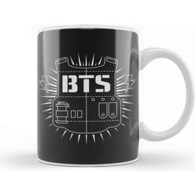 Baskı Dükkanı Bts Love Yourself Raglan Bts Logo Kupa
