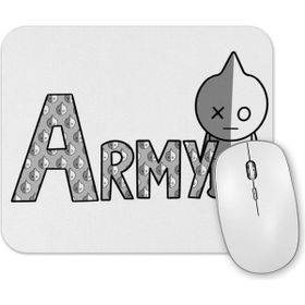 Baskı Dükkanı Bts Meets BT21 Army Mouse Pad