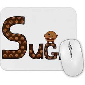 Baskı Dükkanı Bts Meets BT21 Suga Mouse Pad