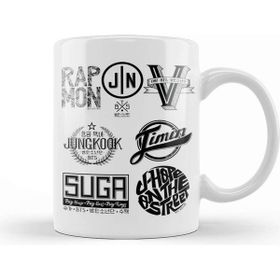 Baskı Dükkanı Bts Members Logo Kupa