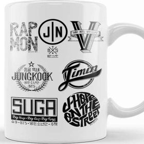 Baskı Dükkanı Bts Members Logo Kupa