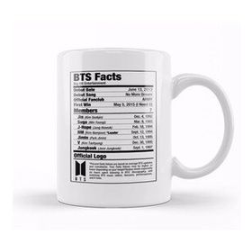 Baskı Dükkanı Bts Nutritional Facts 01 Kupa