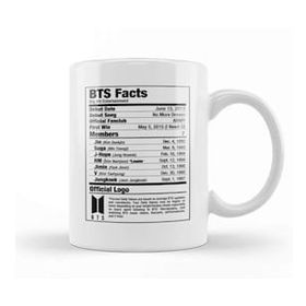 Baskı Dükkanı Bts Nutritional Facts 01 Kupa