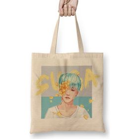 Baskı Dükkanı Bts Suga Bez Çanta