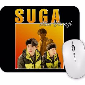 Baskı Dükkanı Bts Suga Min Yoongi 90S Mouse Pad