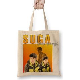 Baskı Dükkanı Bts Suga Min Yoongi Bez Çanta