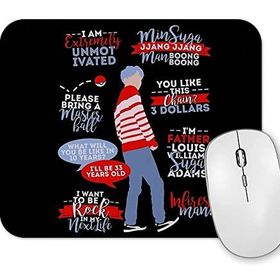 Baskı Dükkanı Bts Suga Quotes Mouse Pad