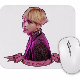 Baskı Dükkanı Bts V Bias Wrecker Mouse Pad